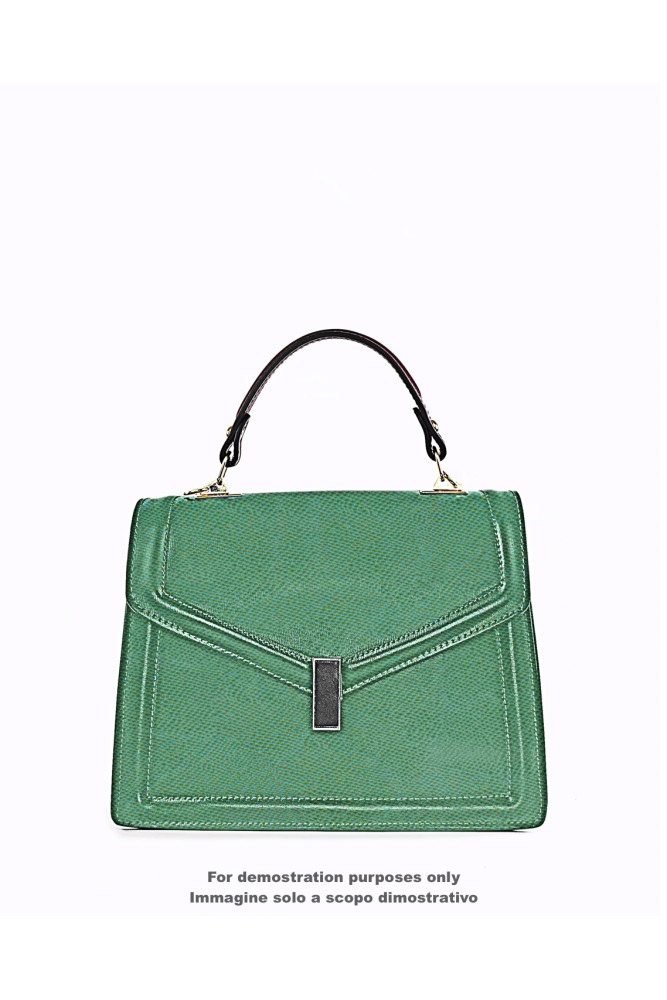 Pelle verde salvia stampa RETTILE,...