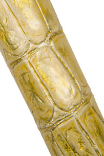 Beige gold MAXI CROCODILE... 2