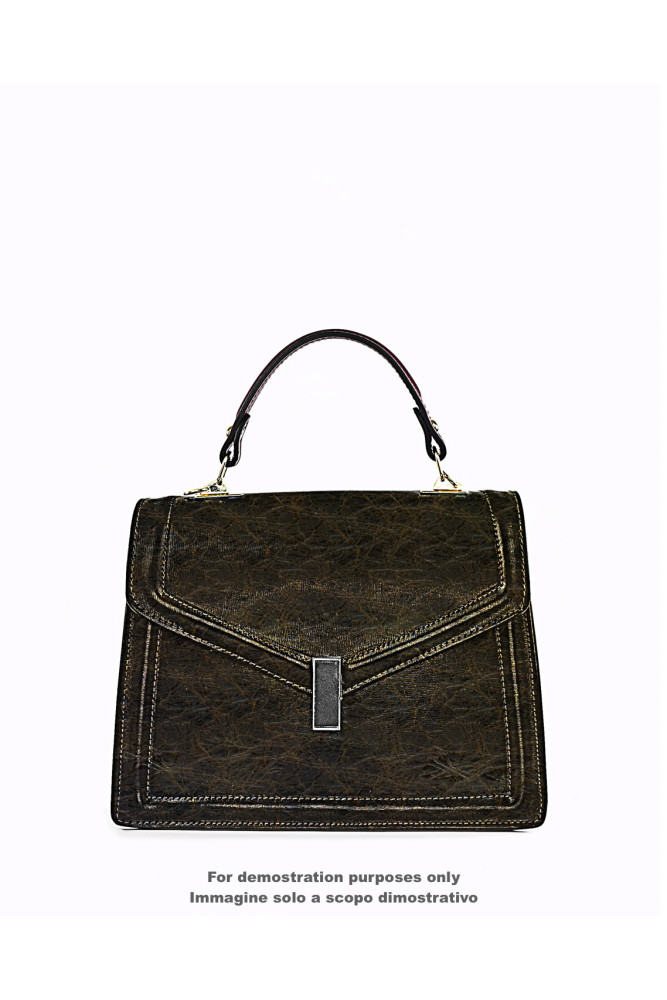 Pelle LUCIDA SPORTIVA marrone scuro,...