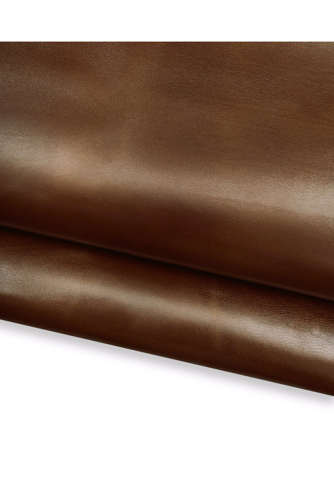 Brown vintage leather hide, PULL UP...