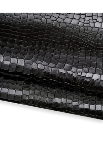 Black glossy CROCODILE...
