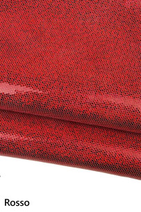 IRIDESCENT printed leather...