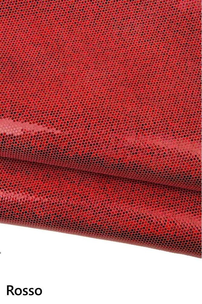 IRIDESCENT printed leather skin,...