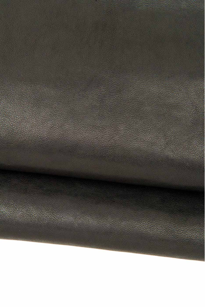 Pelle nera SPORTIVA, agnello LAVATO...