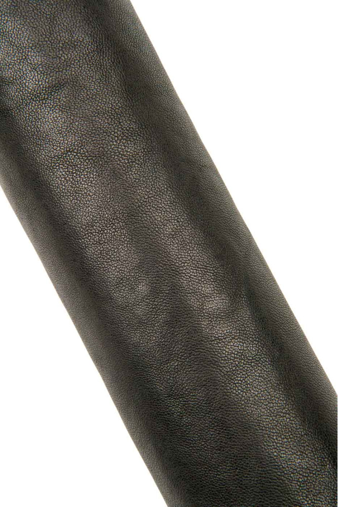 Black SPORTY leather skin, glossy...