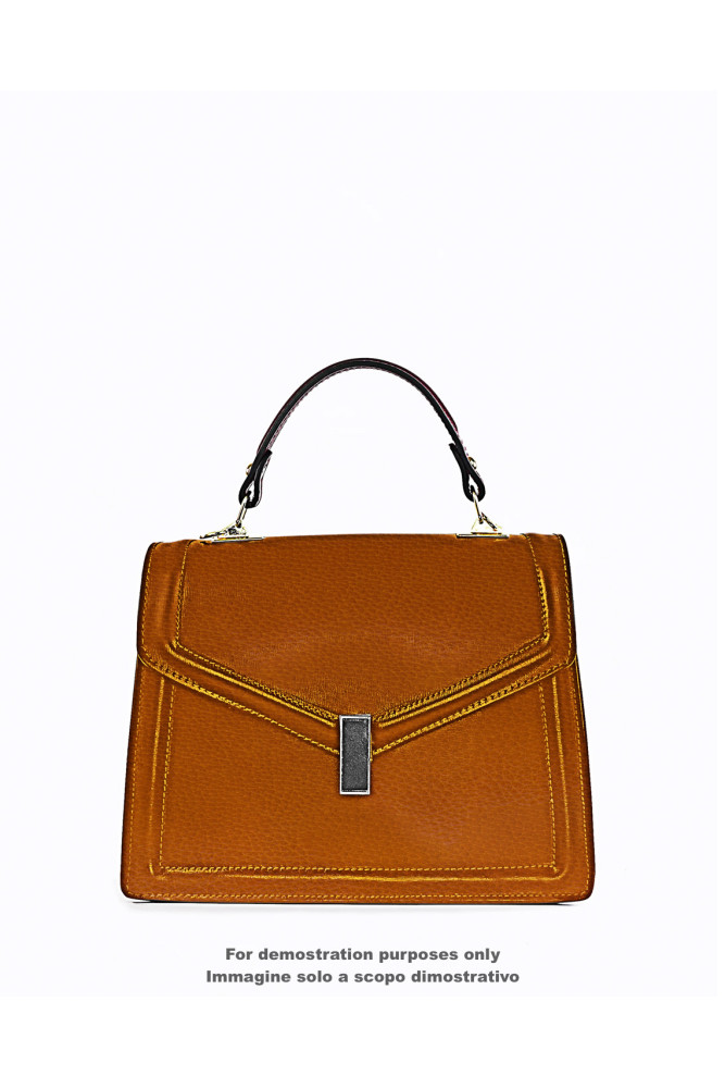 Pelle stampa DOLLARO marrone, vitello...