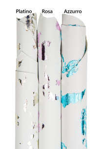 Pelle bianca LAMINATA...