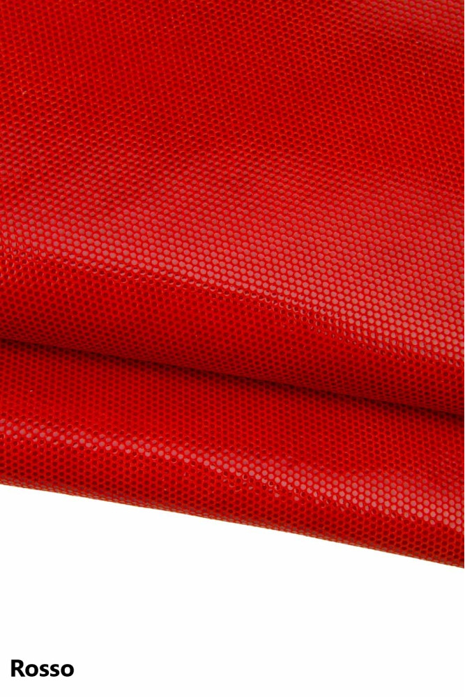 Pelle rossa - fuxia LAMINATA, capra...