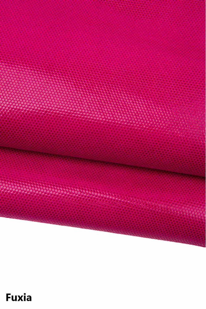 Pelle rossa - fuxia LAMINATA, capra...