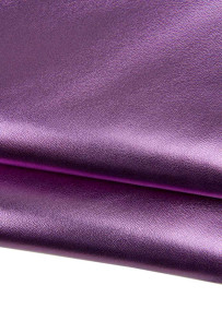 Purple METALLIC leather...