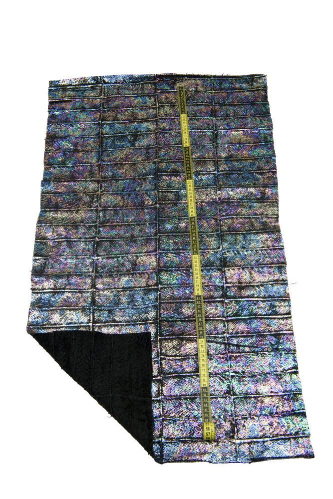 Pelle oleografica nera SALMONE,...