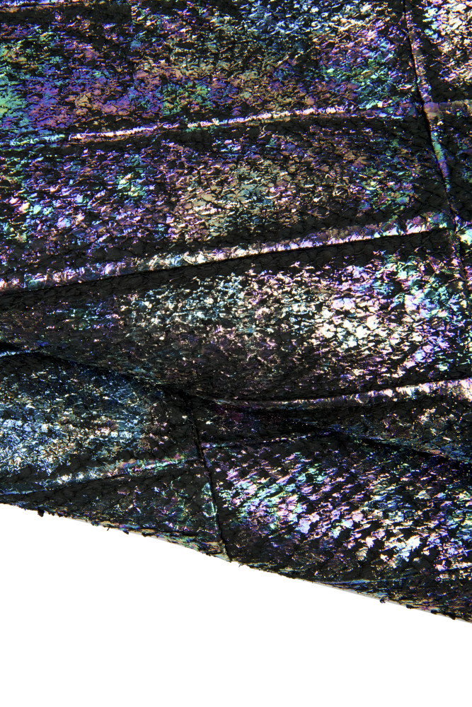 Pelle oleografica nera SALMONE,...