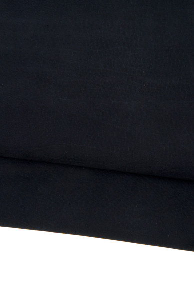 Pellame nero NABUK qualità TOP, vitellino scamosciato con GRANA leggera, pelle per artigiani