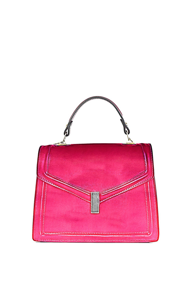 Pelle laminata rossa, vitello liscio...