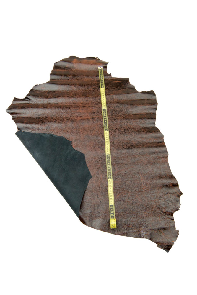 Capra STROPICCIATA marrone rossiccio,...