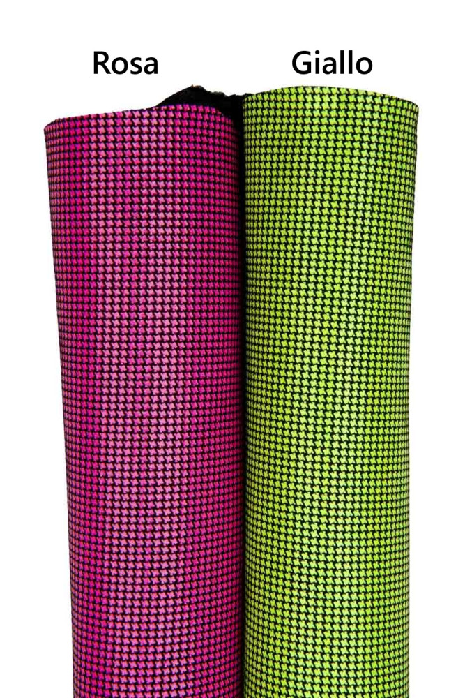 Pellami rosa giallo FLUORESCENTE...