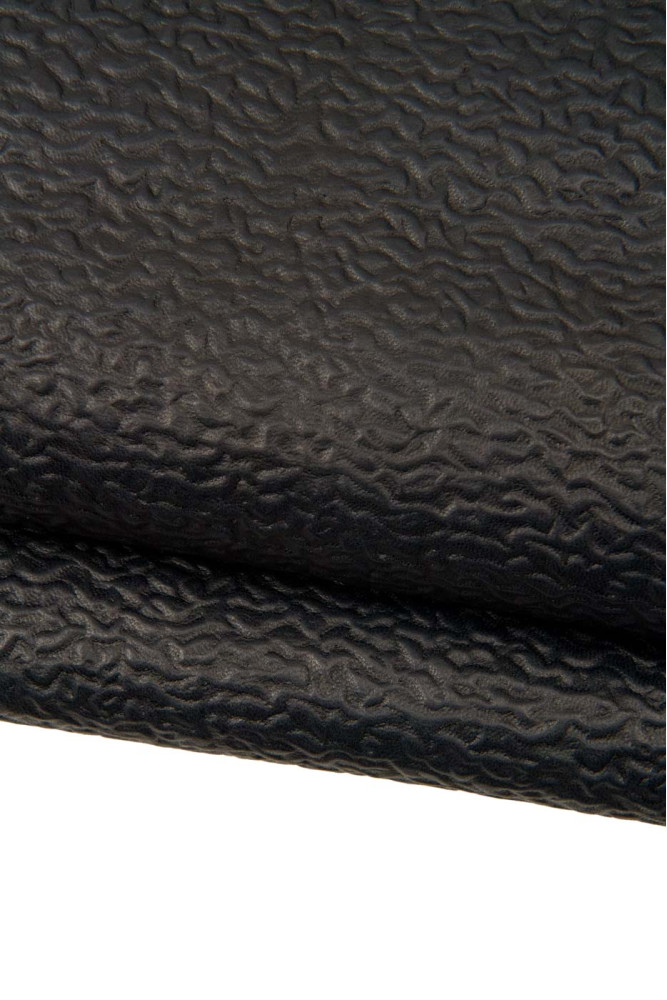 Assortment of 3 BLUE leather skins, 1...