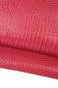 Pelle rosso corallo stampa...