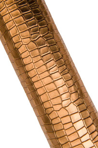 Bronze CROCODILE leather... 2