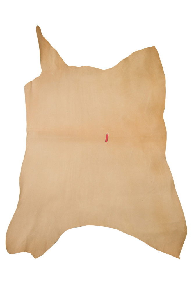 Set of 2 beige top quality leather...
