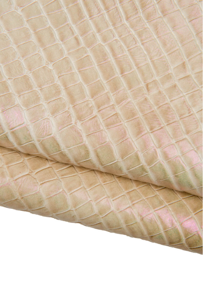 Set di 2 pelli beige alta qualità,...