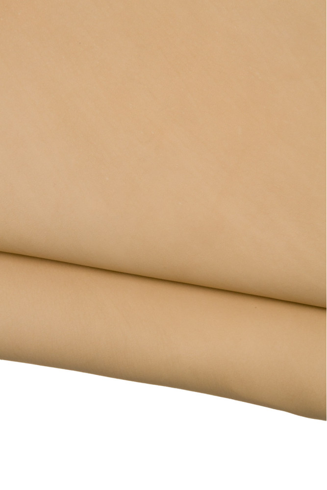 Set of 2 beige top quality leather...