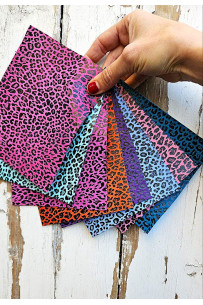 10 Selected leather scraps,... 2