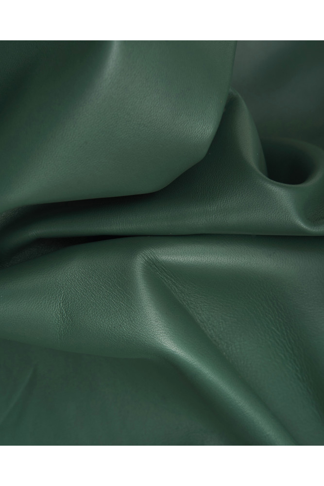 Pelle NAPPA verde, pellame di agnello...