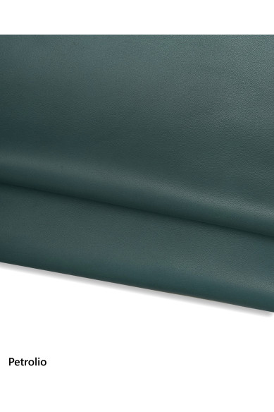 Pelle NAPPA verde, pellame di agnello liscio morbido, per ABBIGLIAMENTO e hobbisti