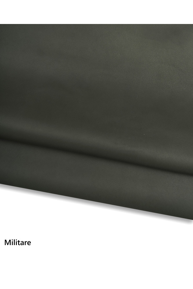 Pelle NAPPA verde, pellame di agnello...