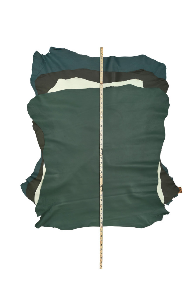 Pelle NAPPA verde, pellame di agnello...