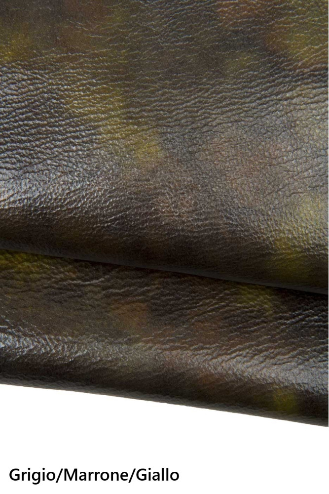 Pelle lucida STROPICCIATA, pellame...