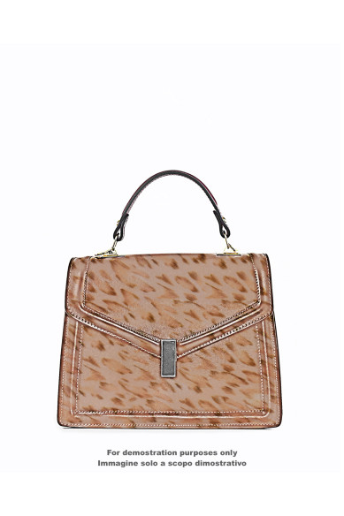 Pelle stampa LEOPARDO beige - marrone, capra SCAMOSCIATA, motivo ghepardo, pellame animalier per hobbisti