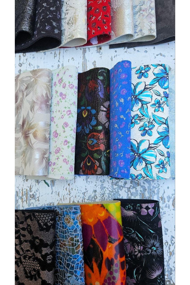 Vibrant FLOWERS Scraps – Exotic...