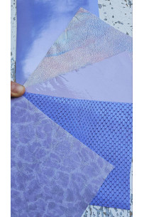 5 Selected leather scraps,... 2