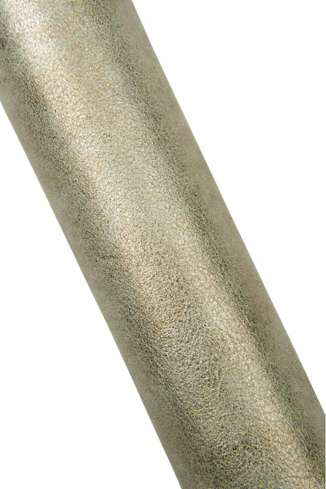 Steelmetal - bronze METALLIC leather...