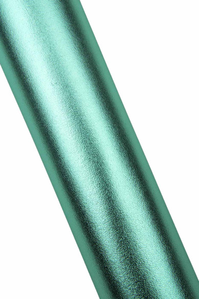 Pelle LAMINATA TURCHESE, capra metallizzata liscia, pellame morbido per il fai da te