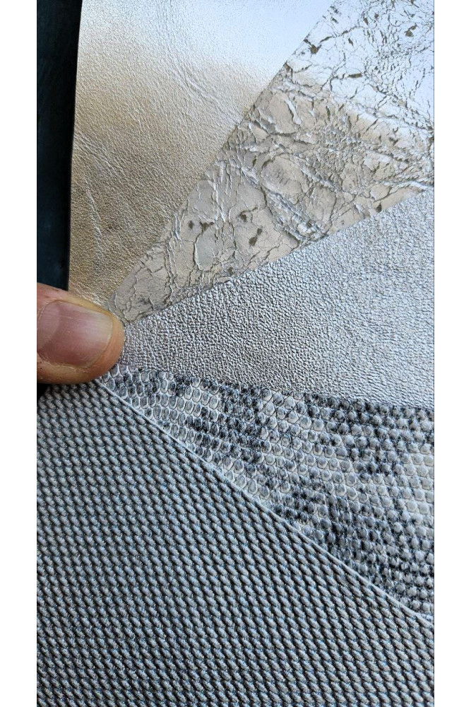 5 Ritagli di pellami unici...