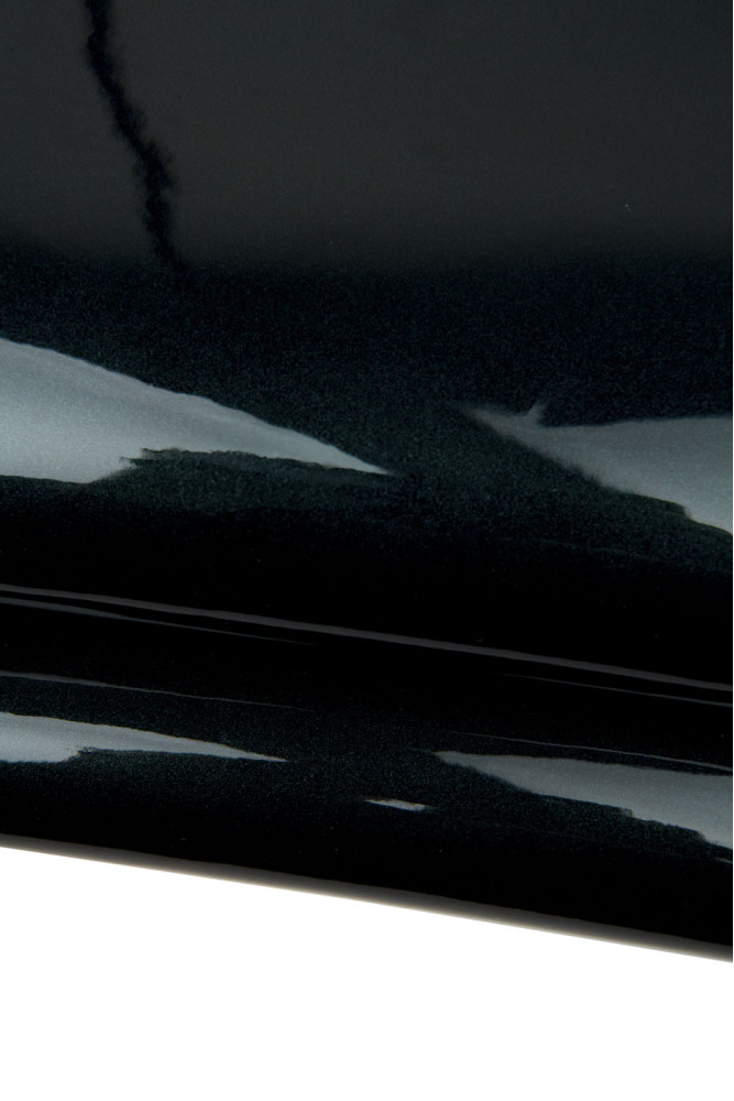 Dark green PATENT cowhide, glossy...