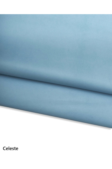 Pelli di NAPPA celeste, blu scuro, bluette, pellami morbidi lisci di agnello per ABBIGLIAMENTO