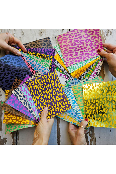 Ritagli stampa LEOPARDO, selezione casuale, scampoli selezionati tra i colori delle foto