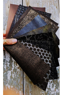 Set of 10 Unique Leather...