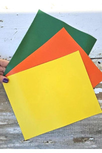 Orange yellow green CALF...