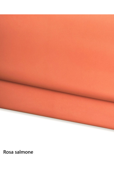 Nappa leather skins, cream and pink, super soft lambskins, smooth silky sheepskin for garments and DIY projects