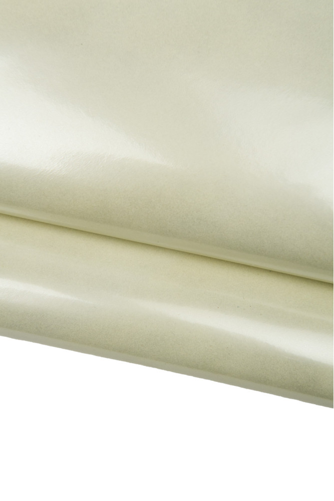 Pelle LUCIDA beige sfumata grigio,...