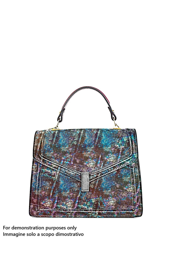 Pellame marrone laminato OLEOGRAFICO,...