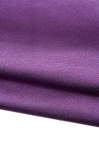 Pelle LAMINATA viola con...