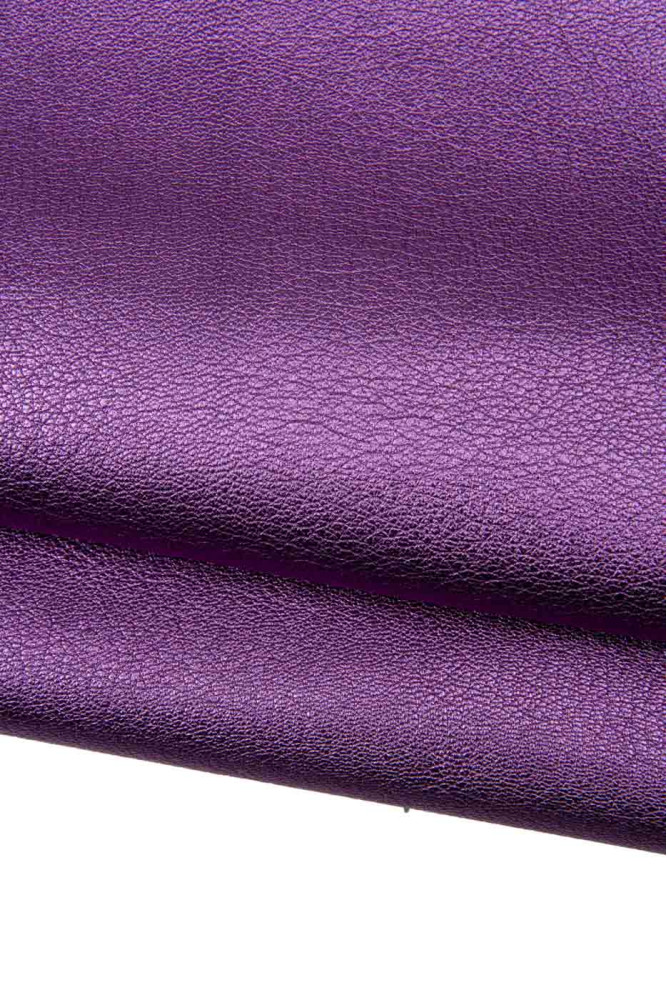 Purple leather skin, METALLIC tiny...