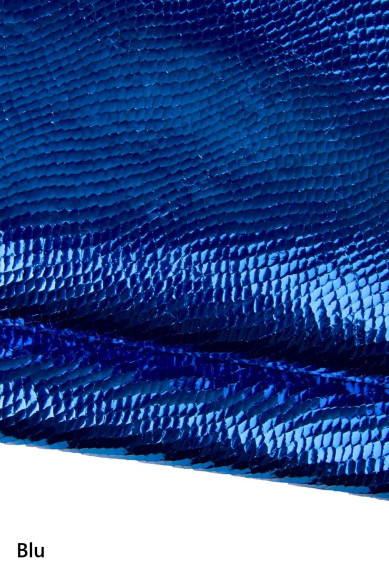 REPTILE printed leather skin, green, fuchsia, blue METALLIC python snakeskin, glossy elegant hide