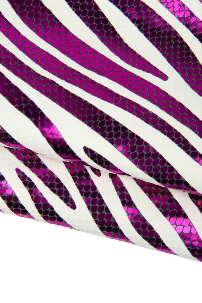 MAXI ZEBRA printed leather hide,...